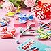 JOYIN 28 Pack Valentines Day Gifts Cards, Valentine's Greeting Cards for Kids with Foam Airplanes Classroom Exchange Party Favor Toy