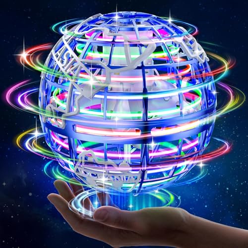 RIEYON Flying orb Ball 2025 Upgrade Hover Boomerang Ball 6 Lighting Effects Cool Toys for Kids Teen...