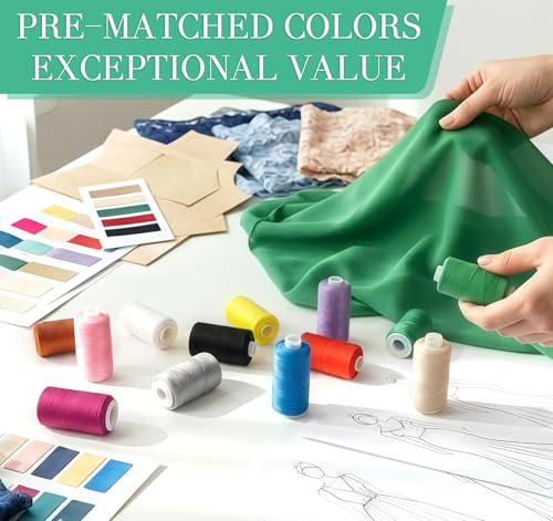 Hilos para máquina de coser 36 colores con agujas miniatura 4
