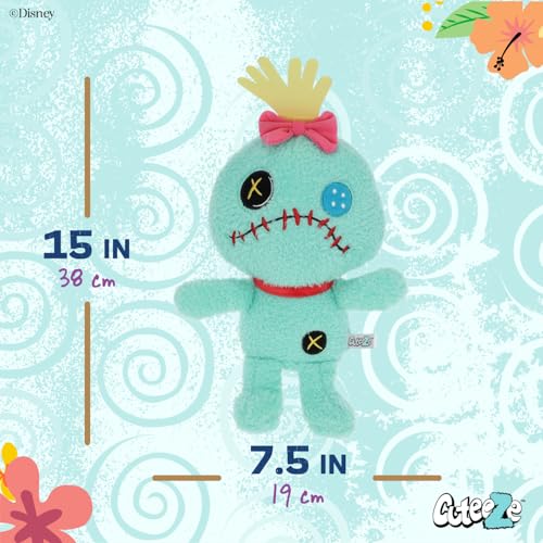 Image of Kids Preferred - Disney Baby Lilo & Stitch Scrump Plush Stuffed Animals, Multicolor, 12 inches