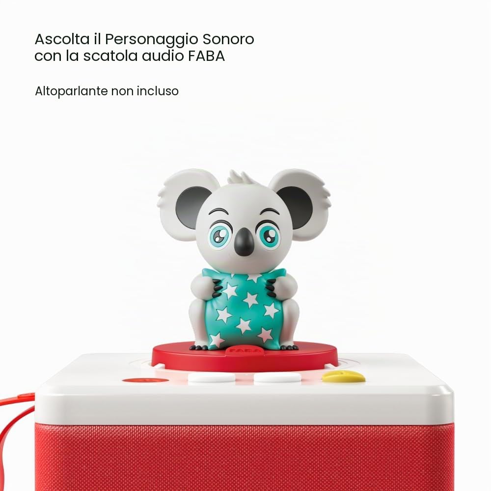 Personaggio Sonoro di FABA - Gli Abbracci della Buona Notte - Canzoni - Giocattoli, Contenuti Educativi, in Spagnolo, per Ragazze e Ragazzi da 0 a 3 anni, Multicolore, FFL30002