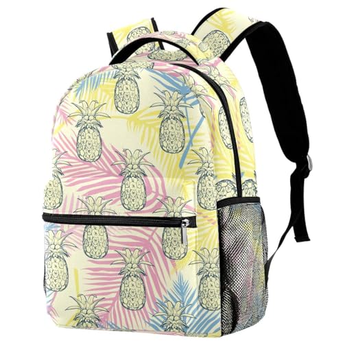 Sac de voyage décontracté motif ananas pour les sorties d'été des adolescents