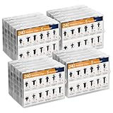 GOOACC - GRC-04 バンパーリテーナークリップ 20セット 240個 車用プラスチックリベット ファスナー プッシュリテーナーキット 人気サイズ 自動プッシュピンリベットセット ドアトリム パネル フェンダークリップ GM フォード トヨタ ホンダ クライスラー用