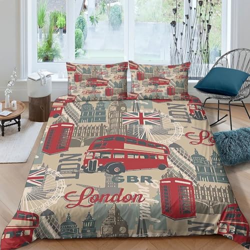 Londres Funda De Edredón Funda Nórdica