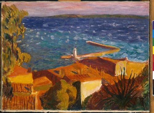 Affiche impression sur toile du Petit Port Méditerranéen par Bonnard