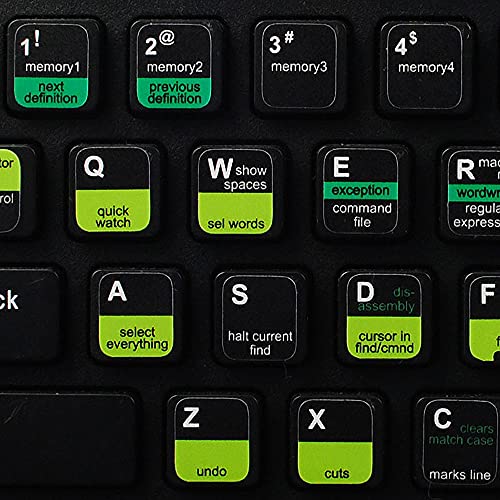 Visual Studio etiquetas para atajos de teclado