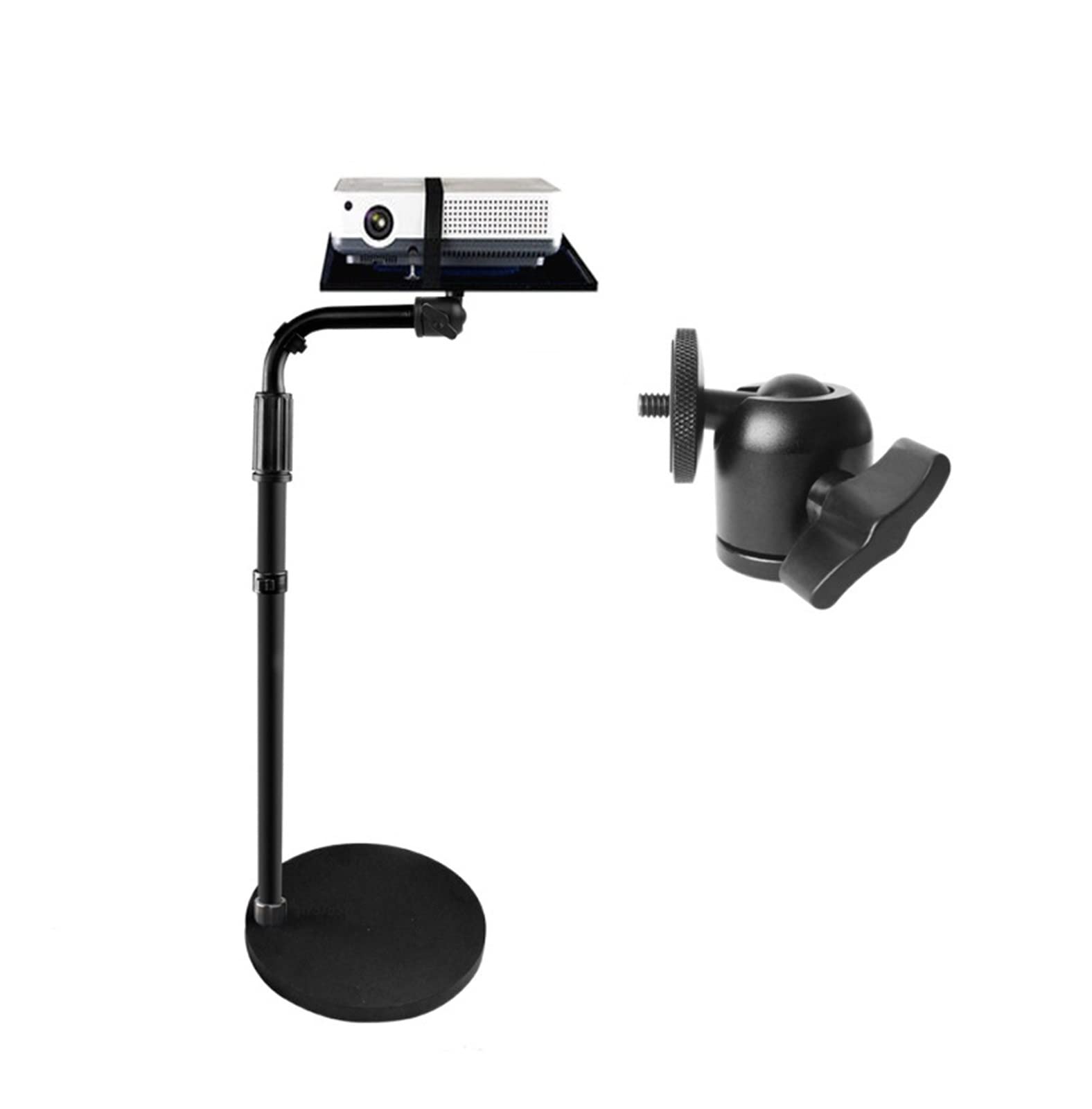 Projecteur Monopod Stand Ordinateur Portable Support De Plancher Hauteur Réglable 5KG
