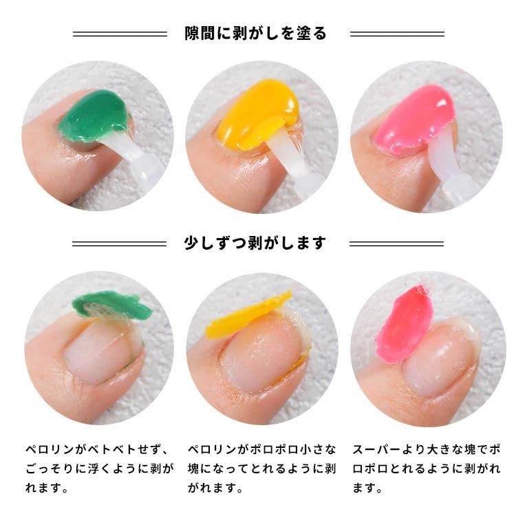 Amazon | 【SNSで話題】ペ ロ リン 2個セット SUPER 8ml & 剥がし8ml