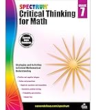 Spectrum | Critical Thinking for Math Workbook | 7th Grade, 128pgs