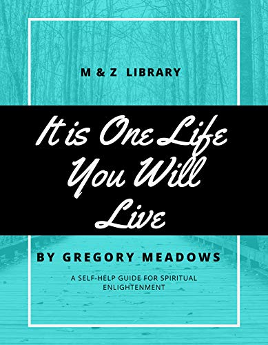 Cover of It is One Life You Will Live: A Self-Help Guide for Spiritual Enlightenment