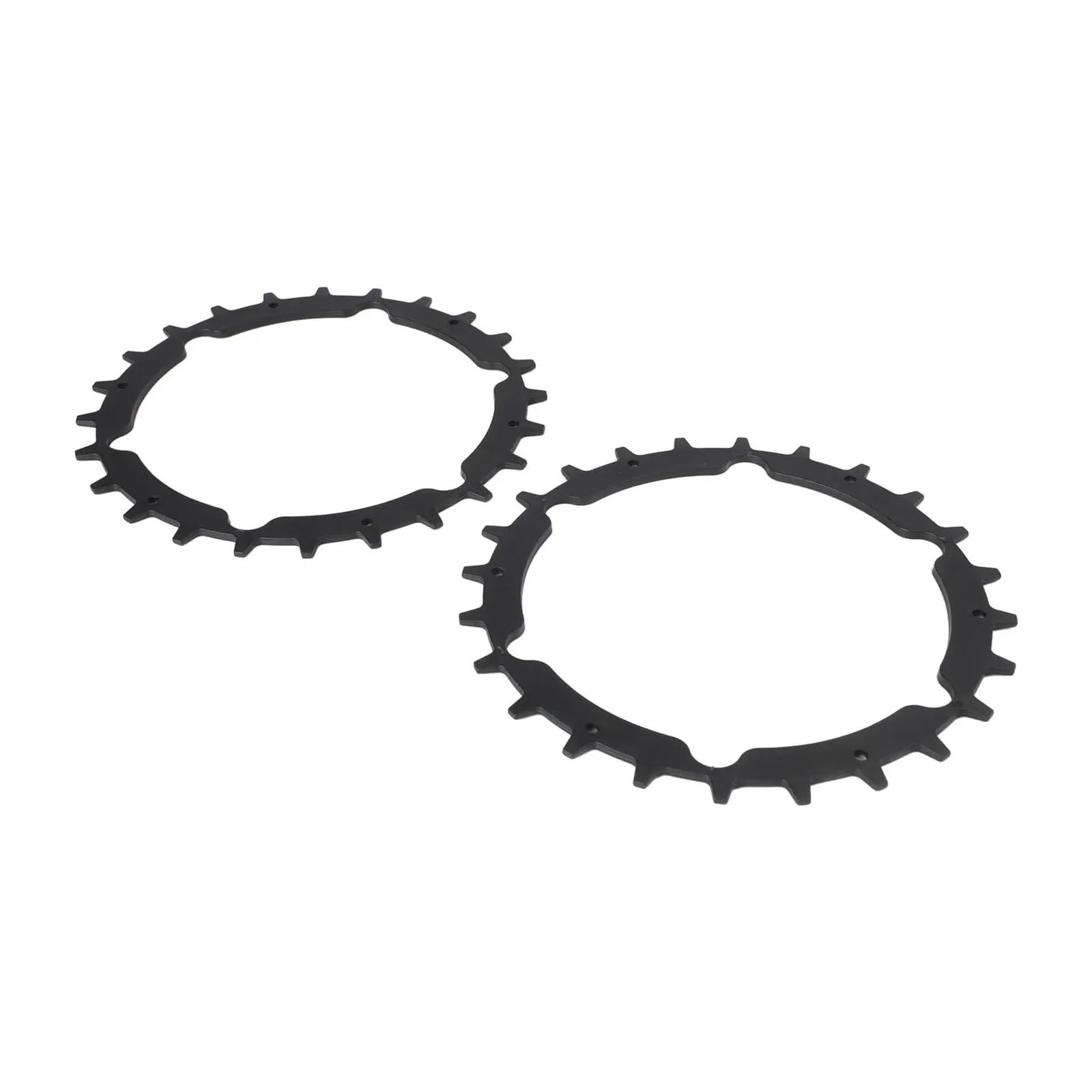 Compatible for 500-Smart 300 400 500-Smart+ 2 uds Robot cortacésped Ruedas auxiliares Antideslizantes de 212mm Piezas de cortacésped de uñas Antideslizantes