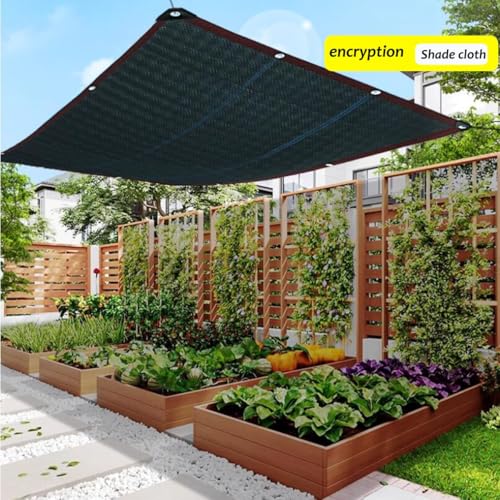 Toile d'ombrage extérieure bâche en maille 90% avec œillets de jardin