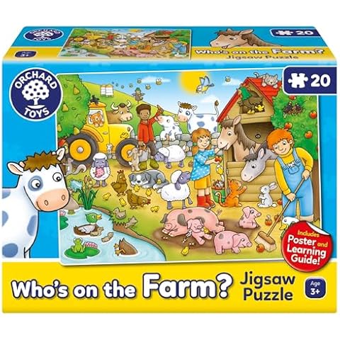 Orchard Toys Who's On the Farm? Puzzle Cover