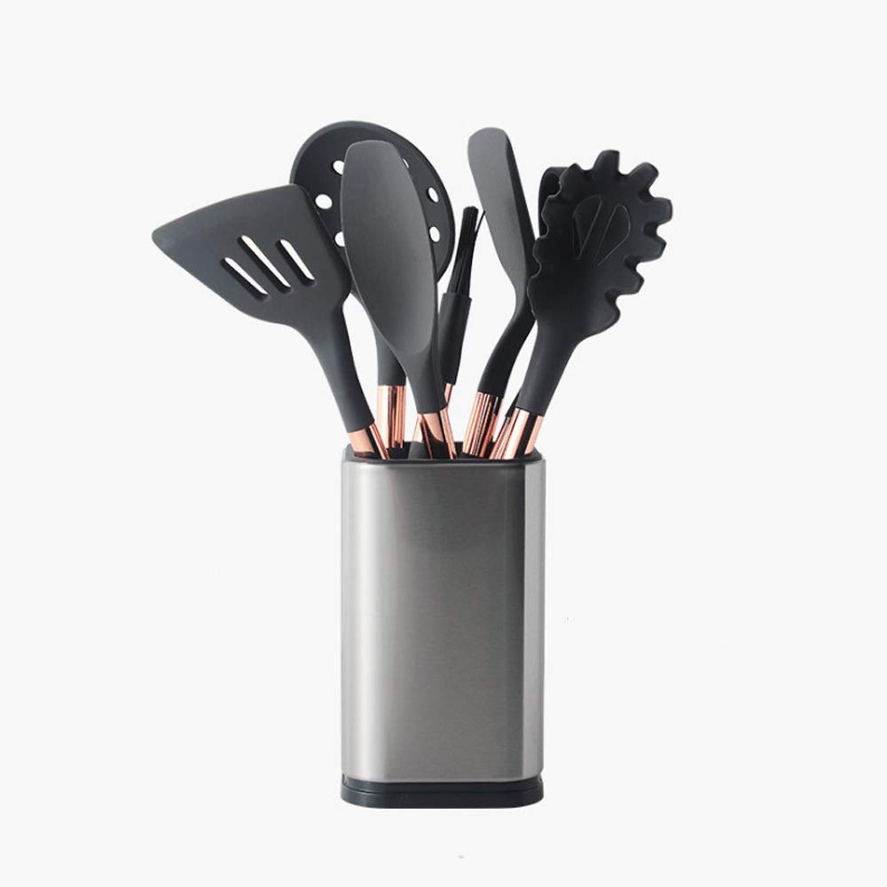 Kitchen Utensils Set， 7 in 1 Griff Kochgeschirr Silica Gel Utensilien Küchengeschirr Antihaft-Pfanne Schaufel Löffel Spatel