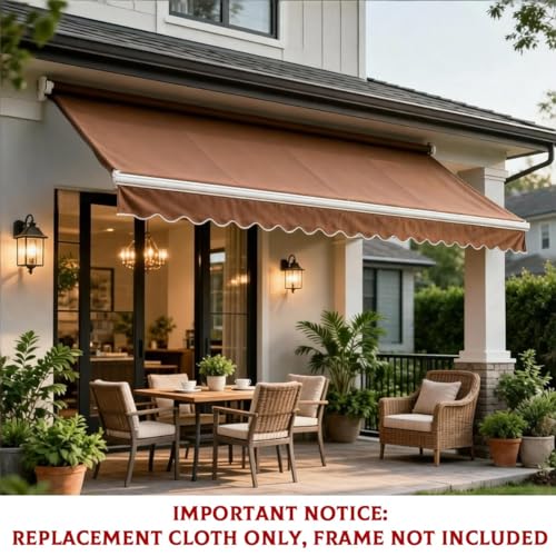 Polyester pour terrasse et magasin compatible auvent de porte rétractable 300 cm extérieur