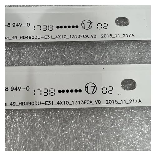 Tiras LED HD490DU-EU31 solucionan la pantalla negra en televisores de 49 pulgadas 5