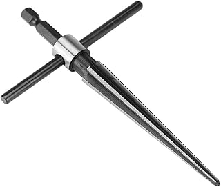 Drilling Tool HandHeld Hex Reamer, Reaming Tool Bridge Pin Hole Tapered Reamer, T Shape Woodworker for Guitar Wood Latches Luthier