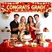 Graduation Party Banner Decorations Red Gold Congrats Grad We are So Proud of You Class of 2026 Yard Sign Outdoor Fence Porch for College High School Grads Graduation Party Supplies Decor Indoor