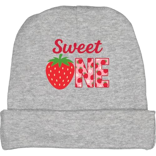 inktastic Sweet 1 Strawberry Birthday Baby Beanie Hat