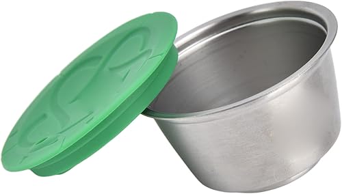 Pyhodi Capsule Cup, Rustproof Reusable Durable Harmless Good Sealing Coffee Machine Accessories with Brush for Dolce Gusto for Kitchen