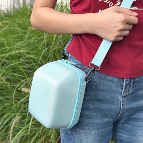 Funda rígida para cámara Polaroid con correa ajustable azul miniatura 6