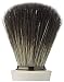 Omega 0196819 Black Hi-Brush - Brocha de afeitar (fibra)
