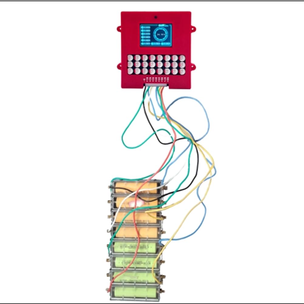 Balanceador Activo de Batería de Litio Lifepo4 8S con Pantalla de Voltaje TFT, Comprobador de Voltaje de Batería 4S 6s 5a, Ecualizador de Transferencia de Energía