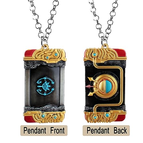 MEETCUTE Zelda Purya Necklace Latest,Necklace for Men and Women The Legend of Zelda Tears of the Kingdom Purya Pendant Necklace Cosplay Accessories2