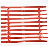 Red Tite-Lock Plastic Truck Seals;Tamper Proof Trailer Security Seals;Plastic Seals Tags;Truck Tags...