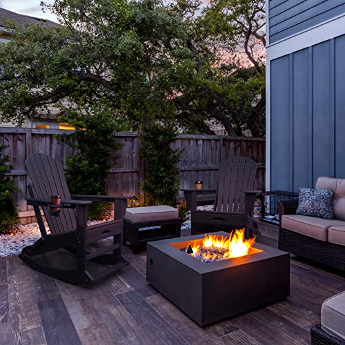 Adirondack Chair With Ottoman,Folding Adirondack Chairs,Rocking Adirondack Chair With Cup Holder,Adirondack Chairs Weather Resistant,Fire Pit Chairs,Plastic Adirondack Chairs For Adults,350 Lbs #TOP6