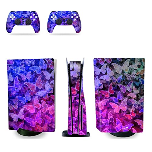 Sin Espuma Y Sin Burbujas Para PS5 Skin Disc Edition Anime Console Controller Vinyl Cover Skins Wraps Para PS 5 Version 97019