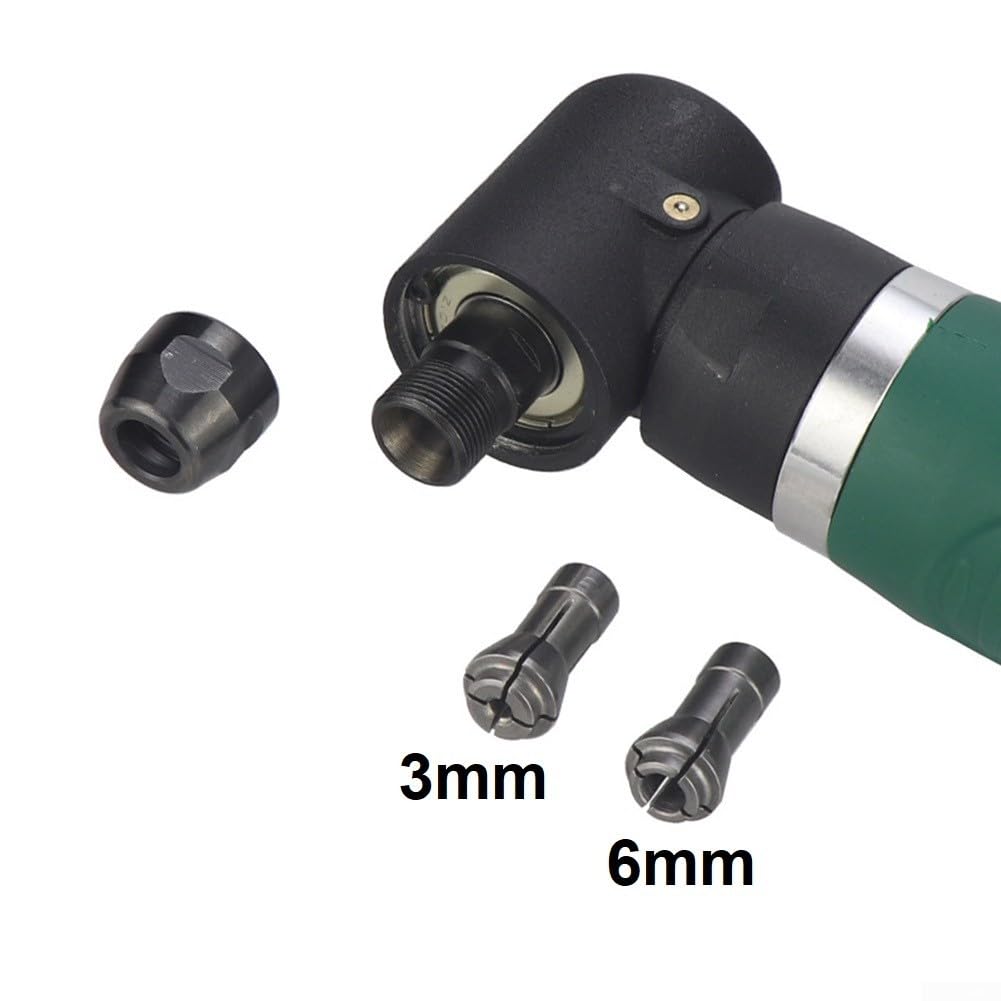Amoladora angular, amoladora angular neumática de 90 grados Máquina de pulir de 12000 rpm, herramienta de molienda para cortar pulido y afilar