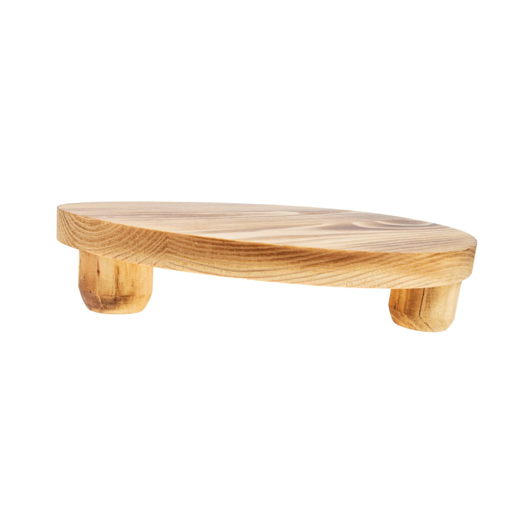 Soporte para Macetas de Madera Khaki, Base de Mesa para Plantas | Apto para Macetas y Tiestos, Uso en Salón E Interior, Estructura en Madera