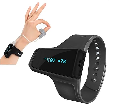 HJJH Monitor de sueño con Alarma del oxímetro de Pulso, muñeca Oxímetro de  Pulso Función inalámbrica de Bluetooth Monitoreo de saturación de oxígeno  Ritmo cardíaco Respiración del sueño : Amazon.es: Salud y