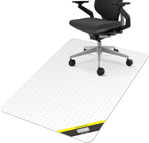 Vicwe Tapete para silla de oficina para alfombra, 36'' x 48'' Tapete para silla de uso pesado para pisos alfombrados, tapete duro de fácil