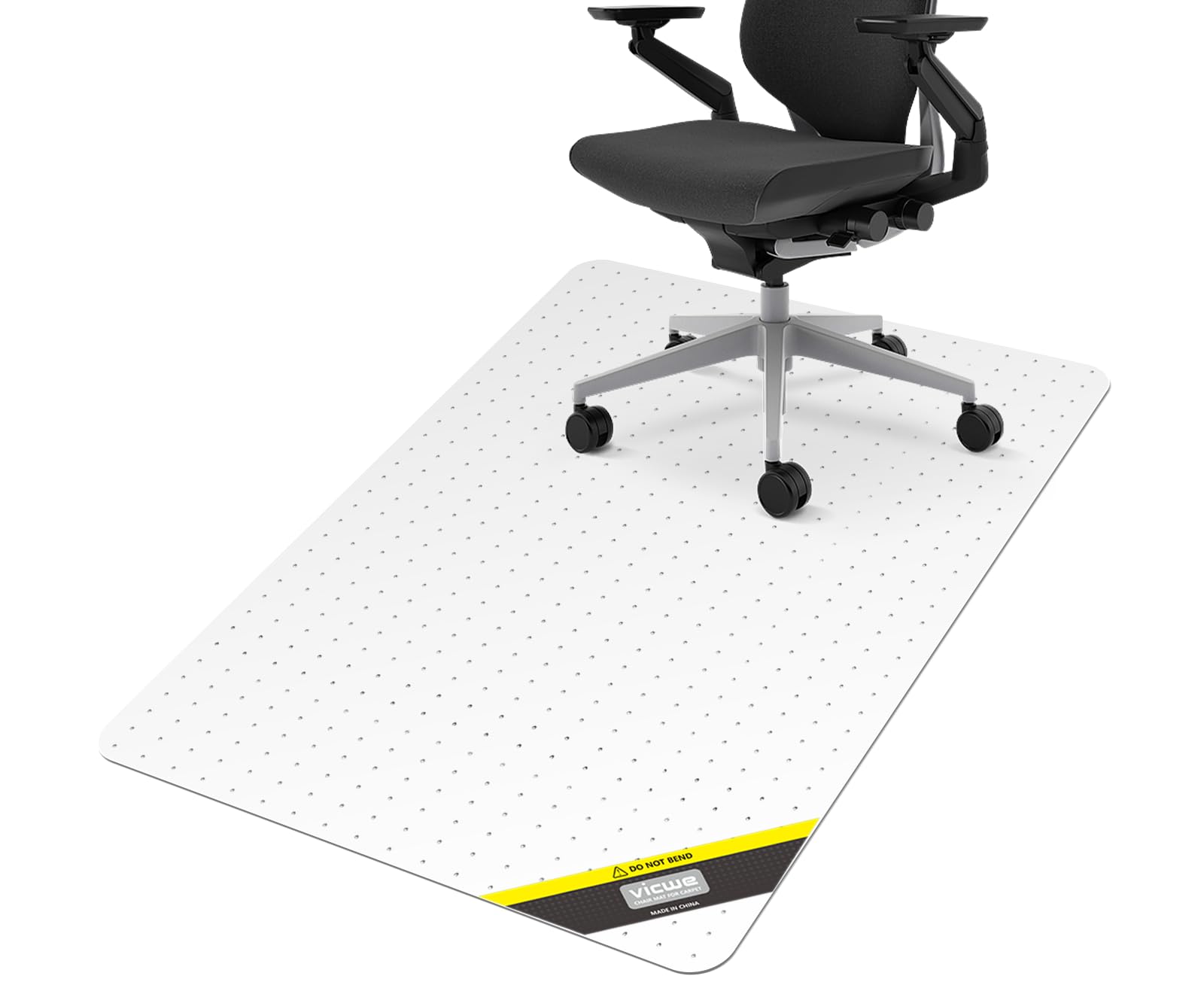 Vicwe Office Chair Mat for Carpet 36x 48 Heavy Duty Chair Mat for Carpeted Floors Easy Rolling Hard
