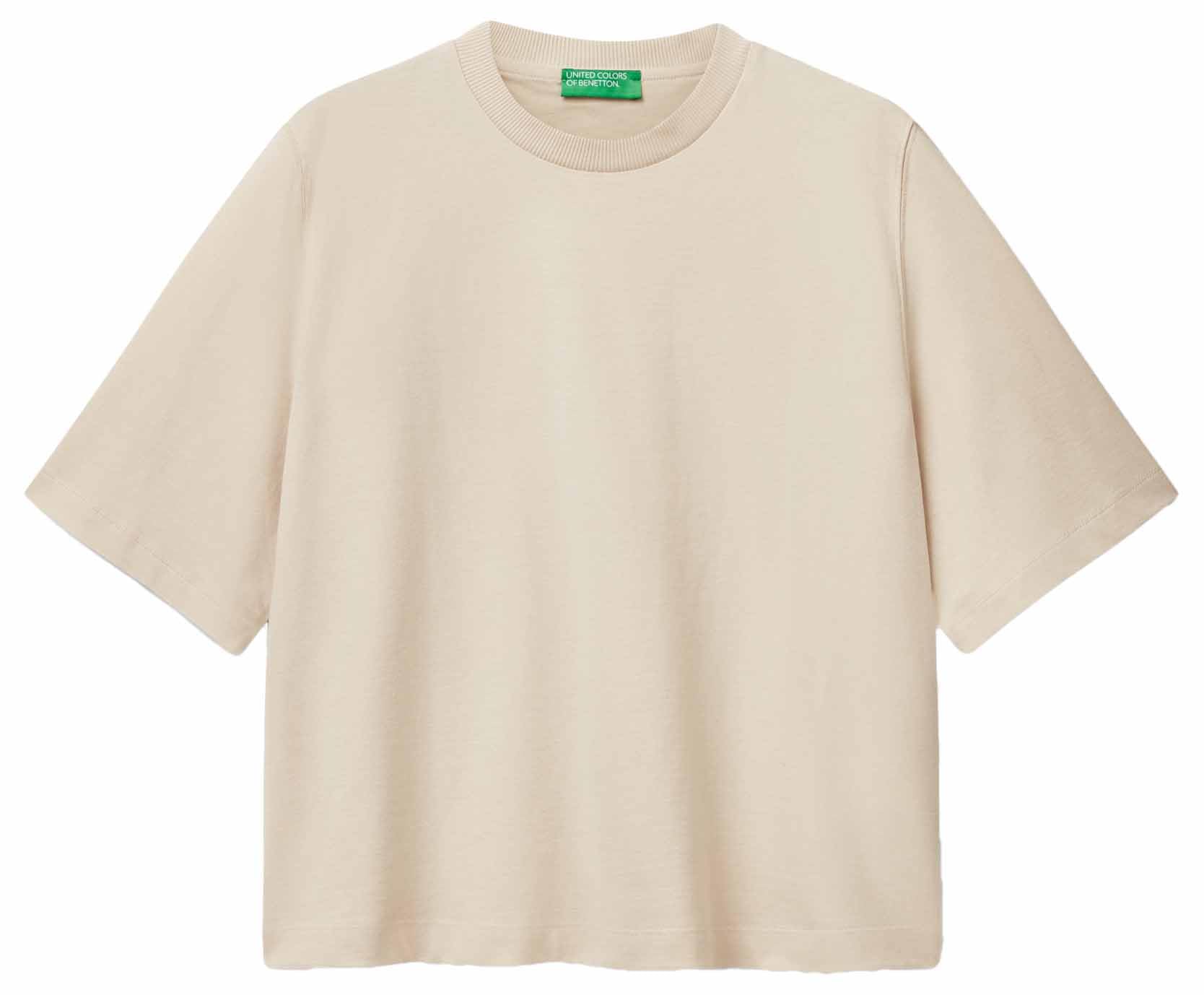 United Colors of Benetton T-Shirt, Beige, XL