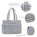 WEISUYUUS Water Proofing Nylon Diaper Bag Organiser Case Feature Large Capacity and Stylish Handle Strap for Mom Travel