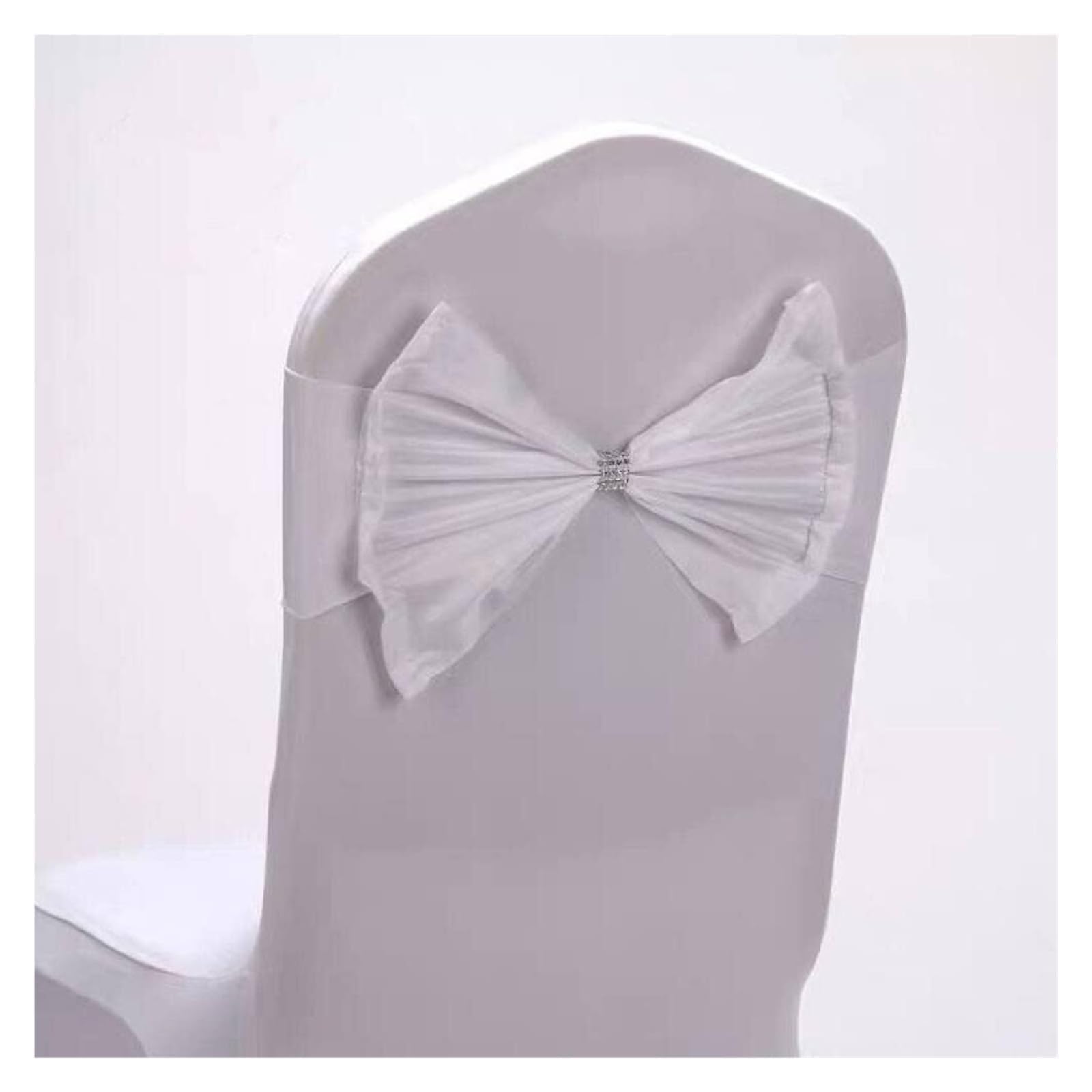 RZQVHBKXWGT chair sashes,10/50/100pcs/set Chair Bowknot Wedding Sashes Decoration 12 Colors Bow Knot Ties For Party Banquet,red,10 pcs (Color : Blu, Size pcs)(Wit,100pcs)