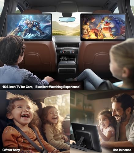 Seventour APAD-156 15.6 Inch 4K Android Portable Car Tv Headrest Monitor Tablet thumb #2