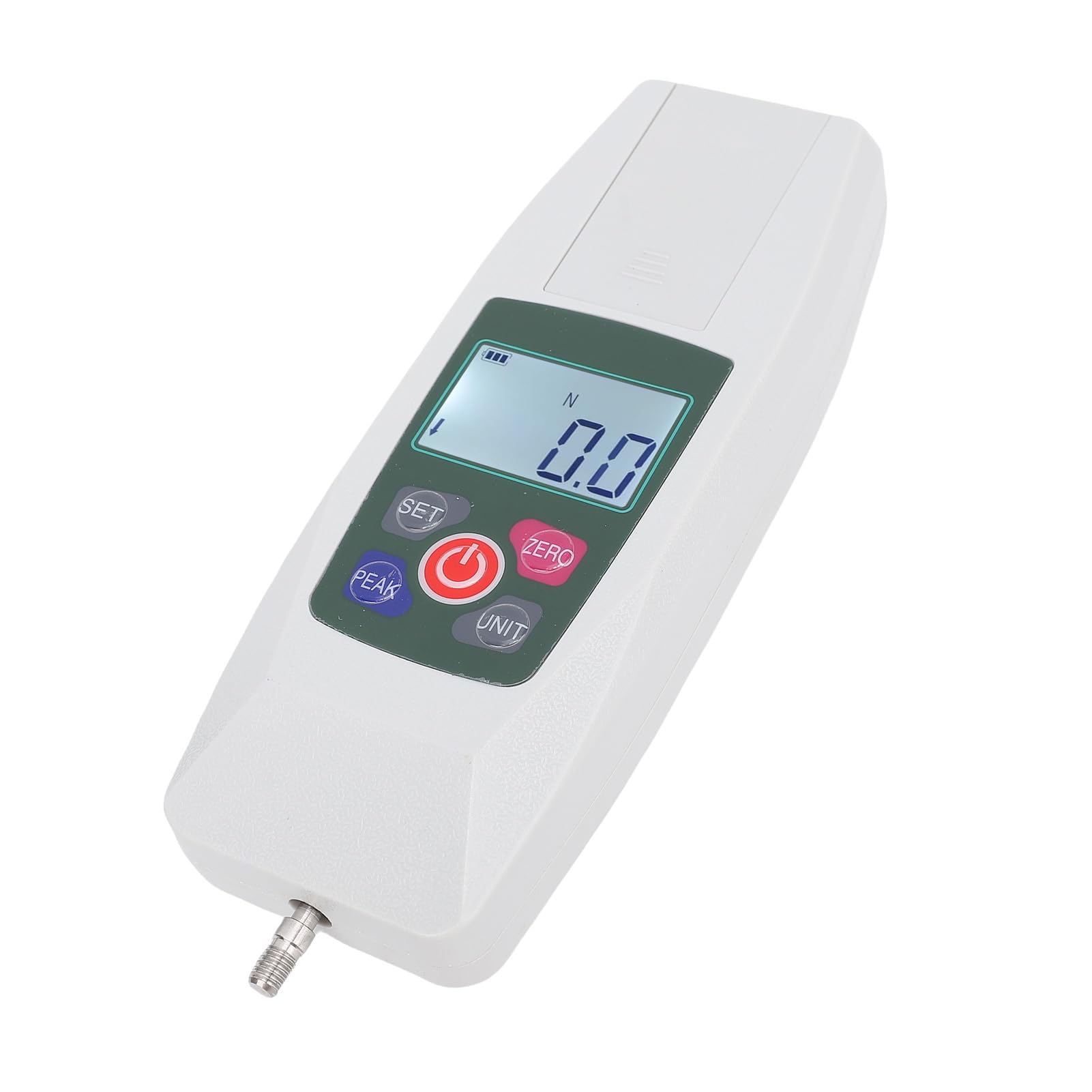 Medidor de fuerza digital 50N Dinamómetro push-pull portátil de alta precisión con pantalla LCD retroiluminada Apagado automático para pruebas industriales de laboratorio Material