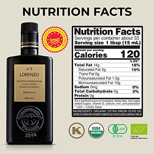 Azeite Barbera Extra Virgem Lorenzo Nº 3 500ml