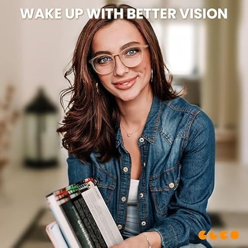 image for IBOANN Iconic Blue Light Glasses for Woman - Computer Glasses up to 99