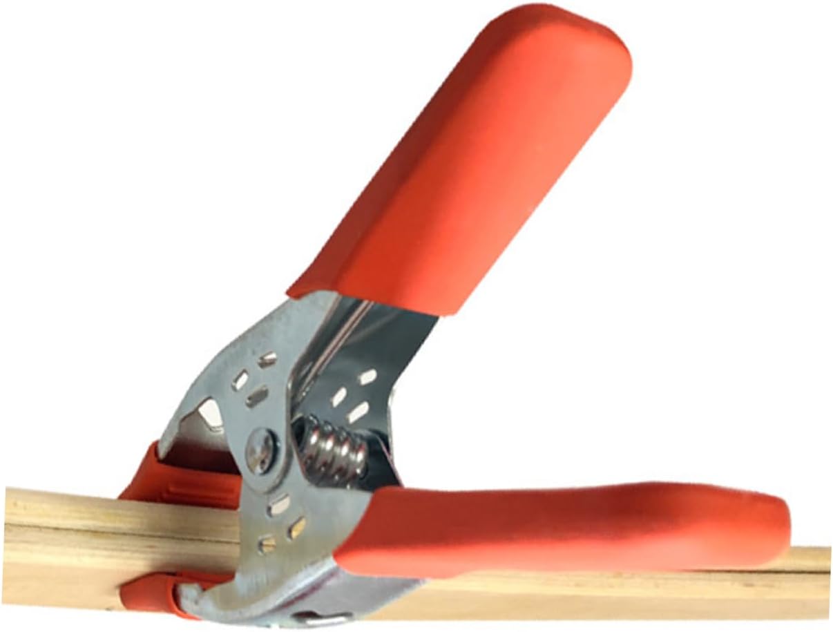MAGICLULU Heavy Duty Metal Spring Clamp Carpentry Fixing Clamp Woodworking Spring Clips Red Metal Multipurpose Workholding Tool for Woodworking and Carpentry Tasks