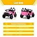 Hetoy 12V Kids Electric Ride-On Truck w/Parent Remote Control, Spring Suspension & Bluetooth - Off-Road Toy Car for Toddlers, ASTM Certified Birthday Gift