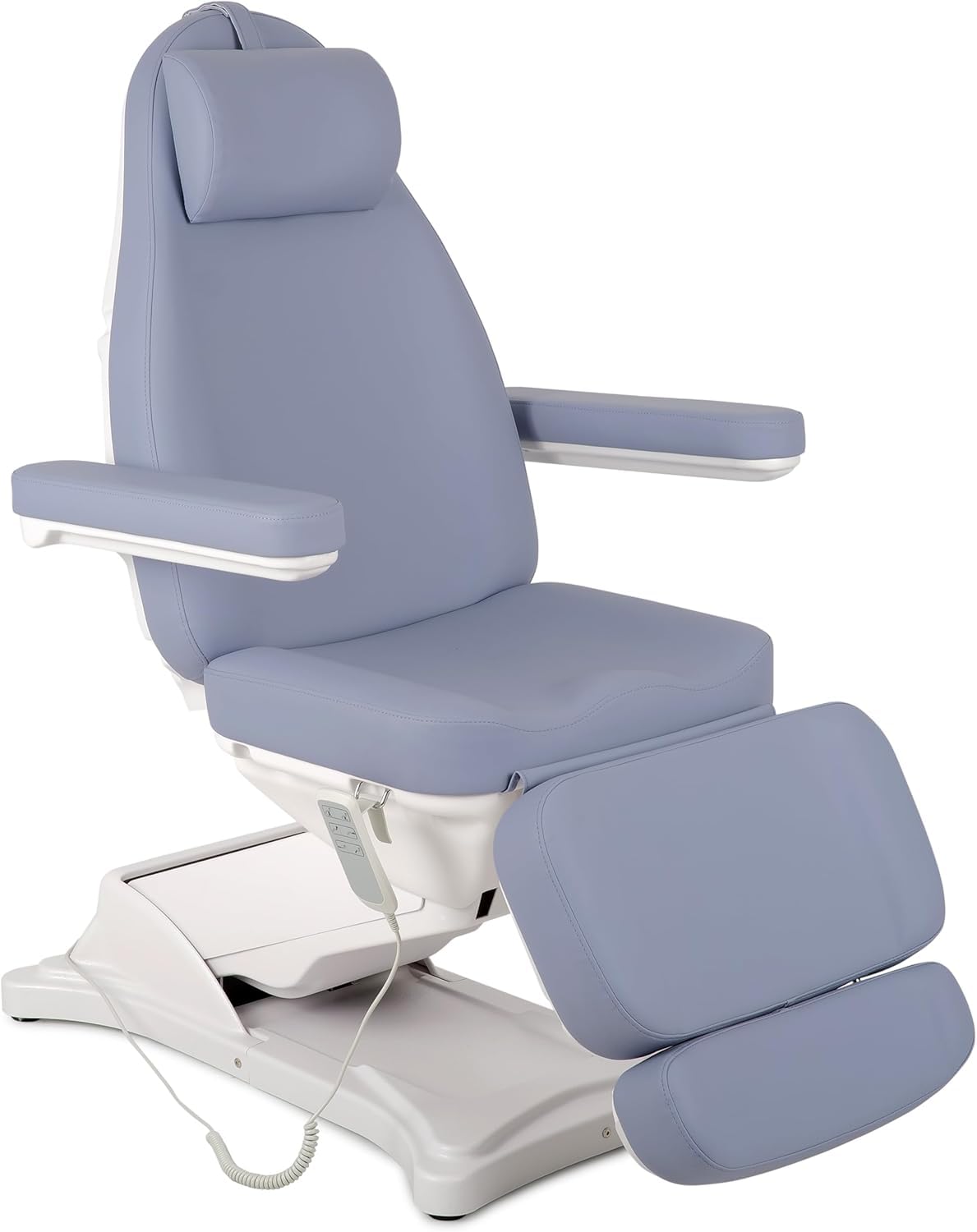 HABYS Elara PRO 4 Kosmetikliege Massageliege Kosmetiksessel Kosmetikstuhl | Höhenverstellbar Elektrisch | 185 x 57 cm | Lila