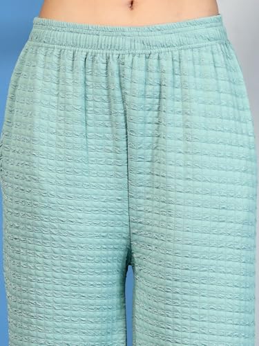 Image of UZARUS Women's Ultra-Soft Baggy Fit /Relaxed Fit Joggers with Side Pockets & Gripped Hem