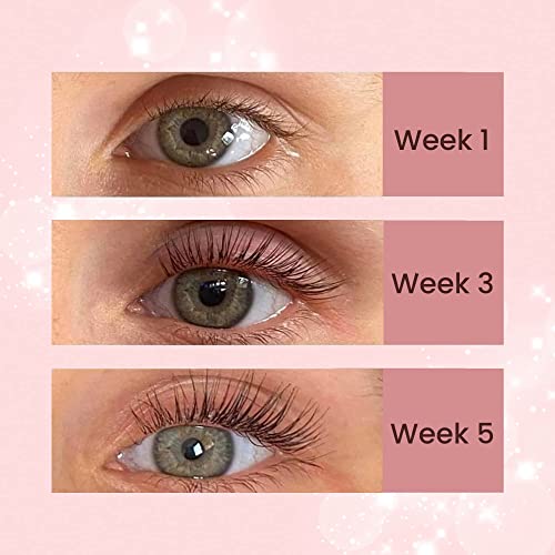 Forever Ideal Eyelash Growth Serum Multi Pack (3), For Fluffy, Thick, Stronger And Longer Lashes, Organic Castor Seed Oil, Biotin, Pro-Vitamin B5 And Vitamin E, Plant Based, 3 * 0.27 Floz (3-Pack) #TOP1
