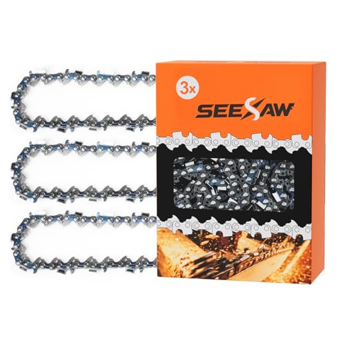 3 Pack 18 Inch Chainsaw Chain .325 Pitch .063 Gauge 68 Drive Links Fits Stihl (PRE 2023 .063 Gauge) 025 MS250 MS251 3005 008 4717-36390050068