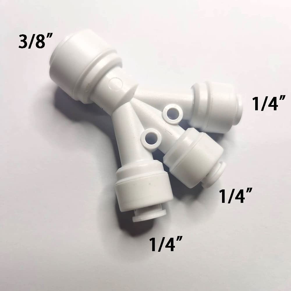 YZMSZ Food-Grade Quick Connector Push-In Tube Fitting,3/8